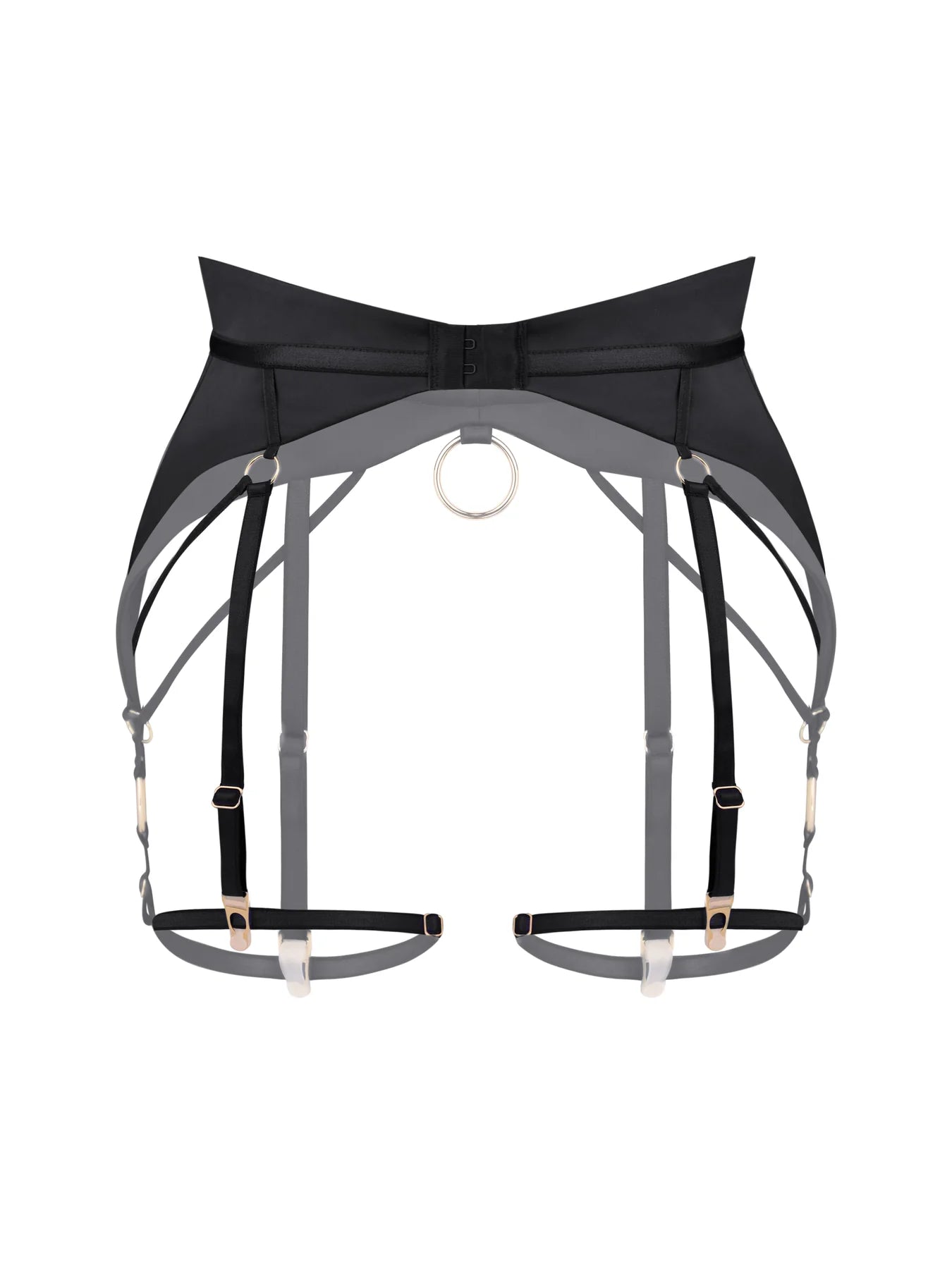 Lunari Black Пояс для панчох