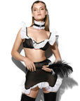 ПОЯС-СПІДНИЦЯ ДЛЯ ПАНЧОХ FRENCH MAID